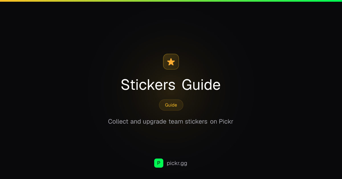 Team Stickers Guide — Collect, Level Up & Earn Bonuses